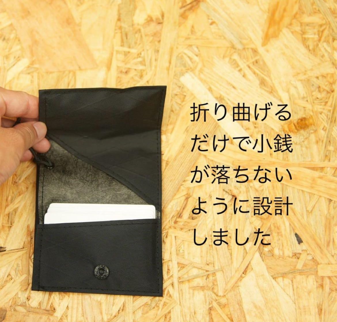 Amazon.co.jp: X-PAC ウォレット（3つ折り/ブラック） UL : ファッション